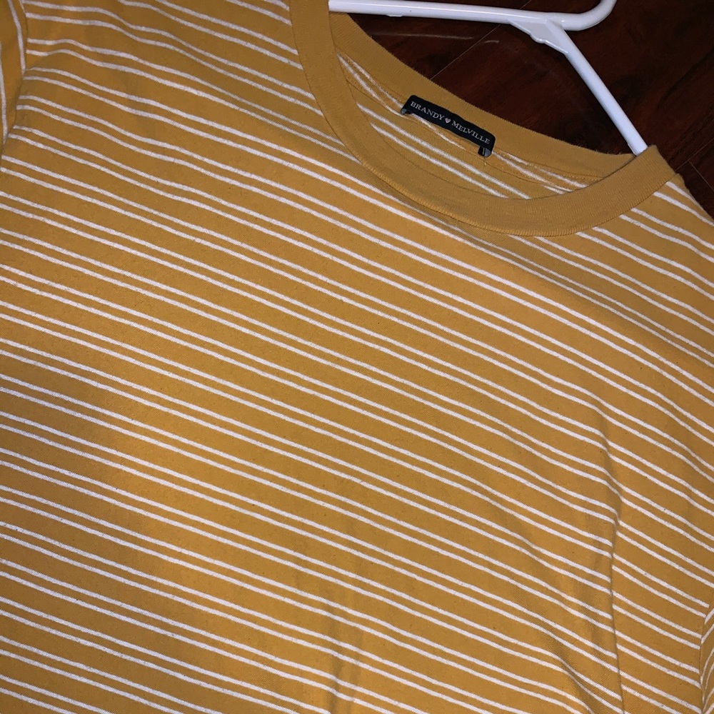 RARE stripped yellow t-shirt!